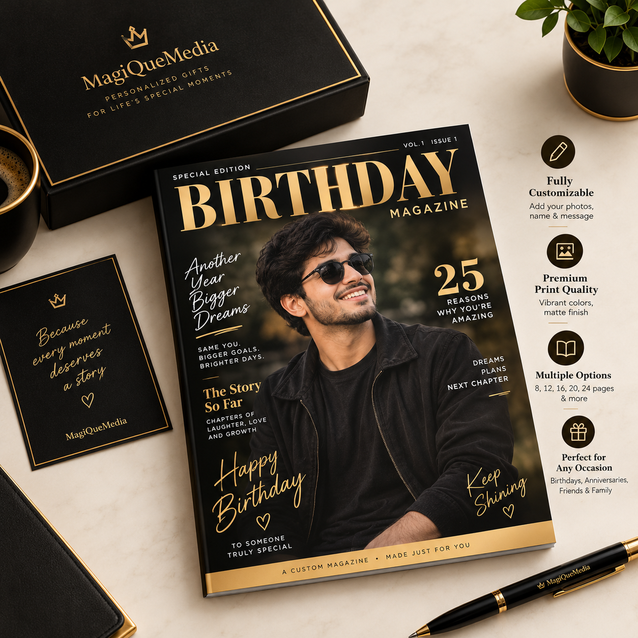 Personalized Birthday Magazine