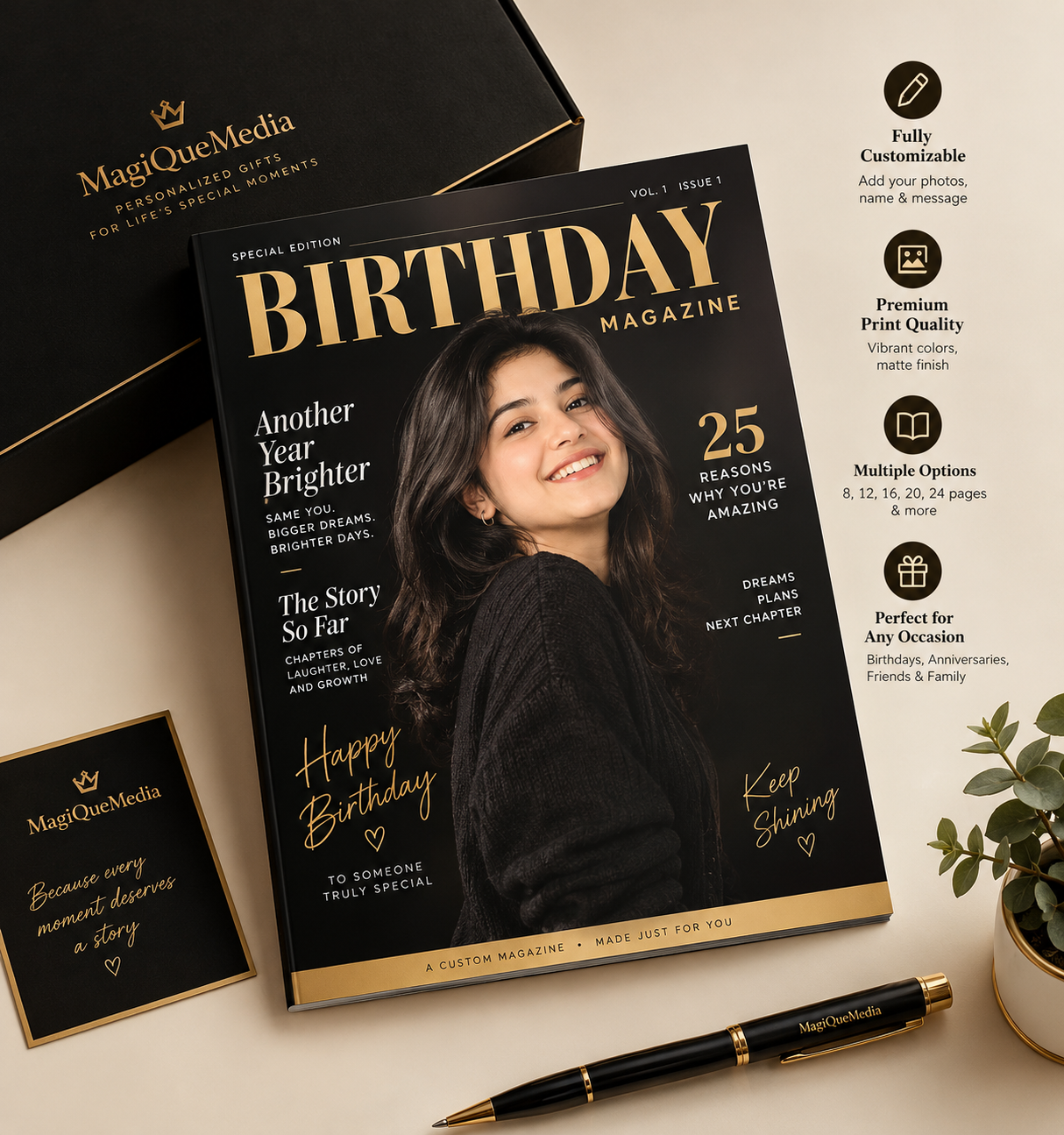 Personalized Birthday Magazine